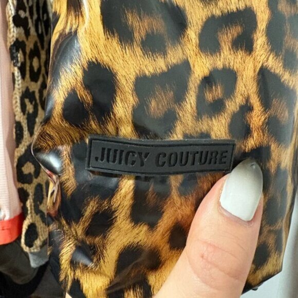 Juicy Couture BLACK LABEL Leopard Print Puffer Jacket - Picture 14 of 14